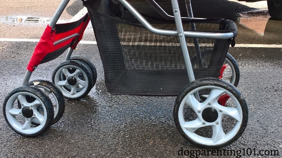 type of wheels matter on a doggy stroller